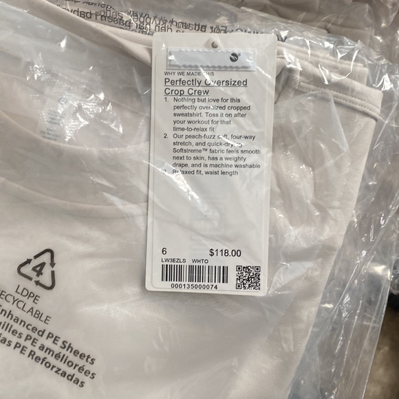 Lululemon Perfectly Oversized Crop Crew - Picture 8 of 9